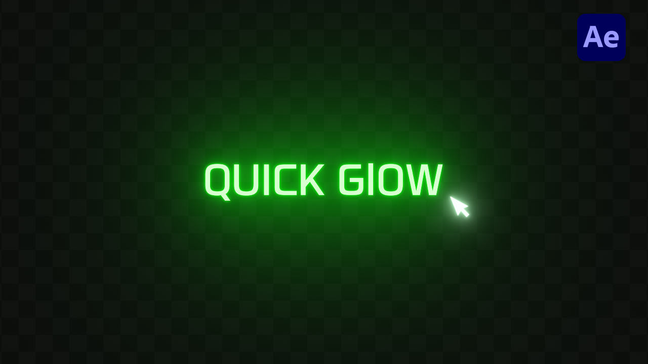 Quick Glow FFX preset After Effects
