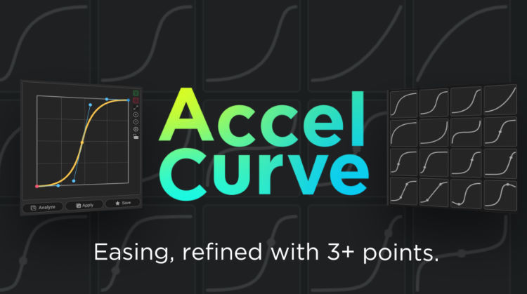 Aescripts Accel Curve v1.0.0 plugin for After Effect