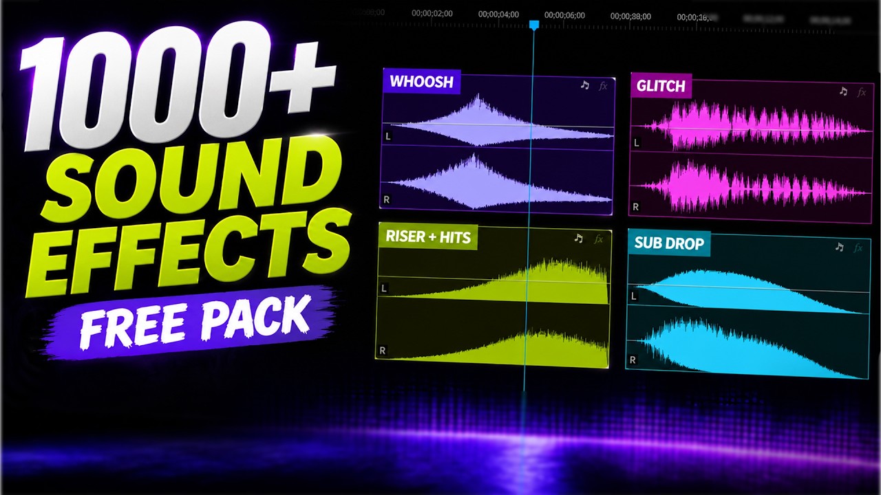 1000 Sound Effects Every Video Editor Needs in 2026
