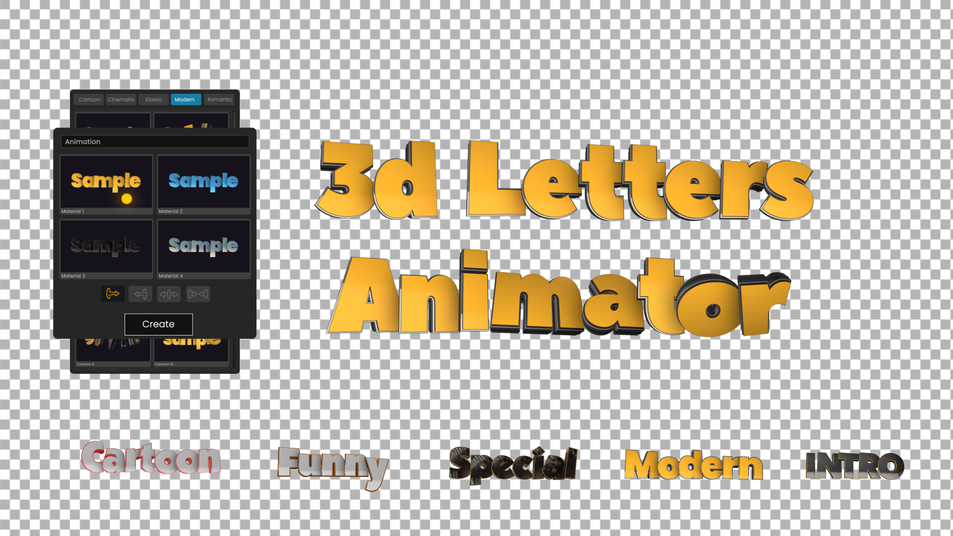 Plugin 3D Letters Animator v1.0 For After Effects