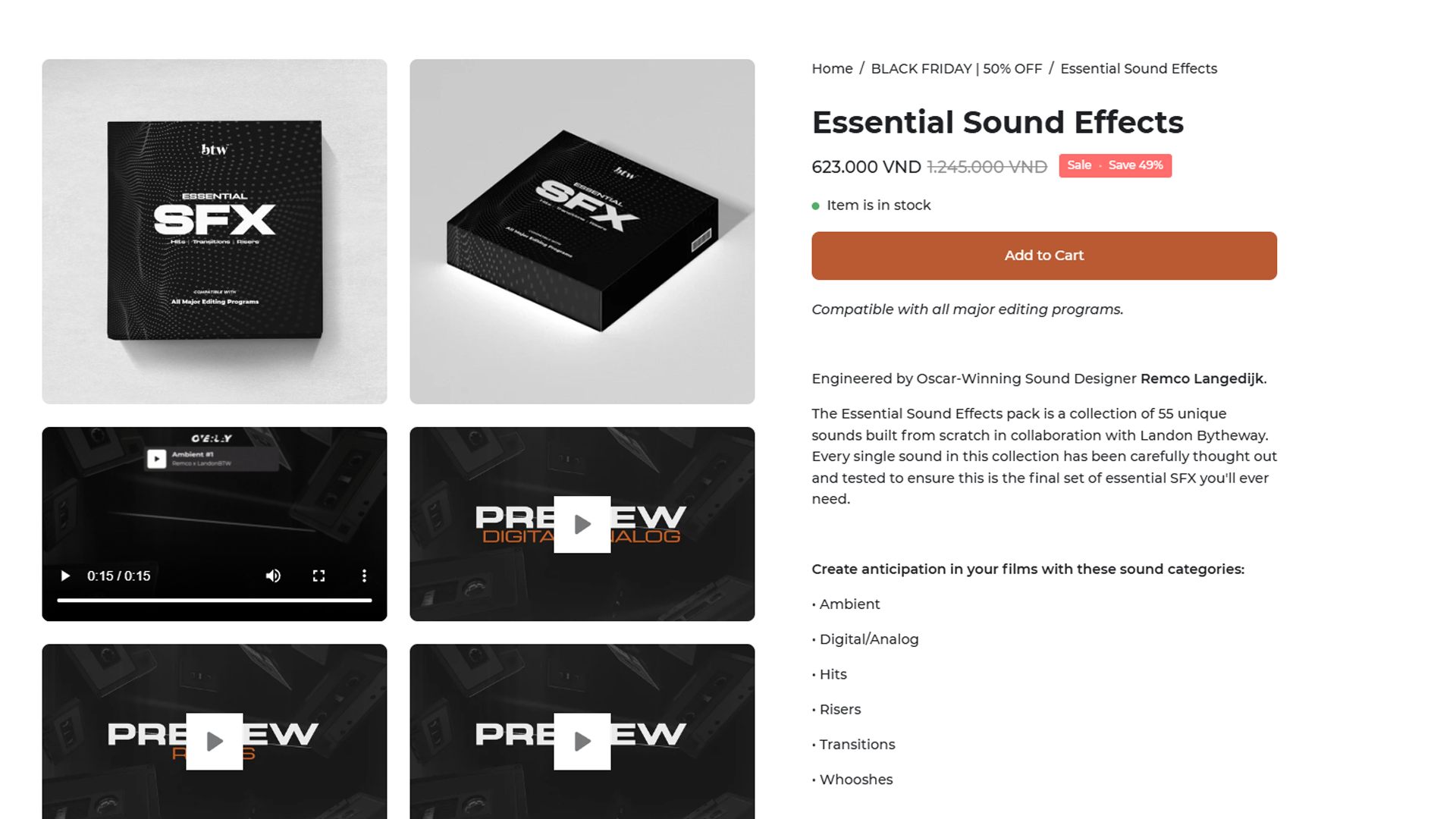 Landon BTW – Essential Sound Effects