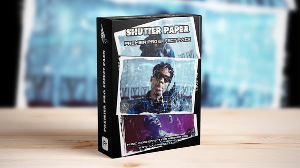 Rapid Shutter Paper Effect for Premiere Pro