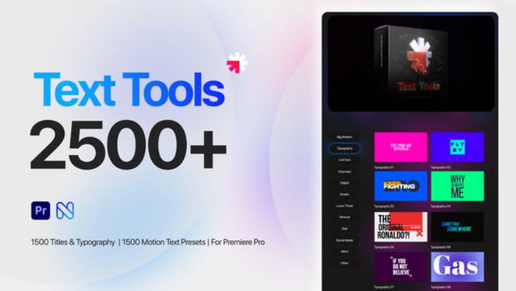 Text Tools for Premiere Pro – Titles, Typography, Motion Presets, Call Outs