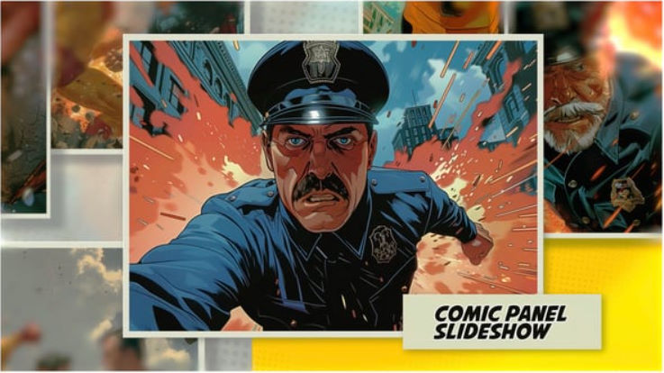 Comic Panel Slideshow