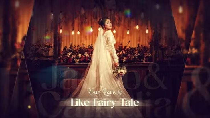 Wedding Slideshow | Beautiful Love Story | MOGRT