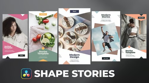 Shape Stories for DaVinci Resolve