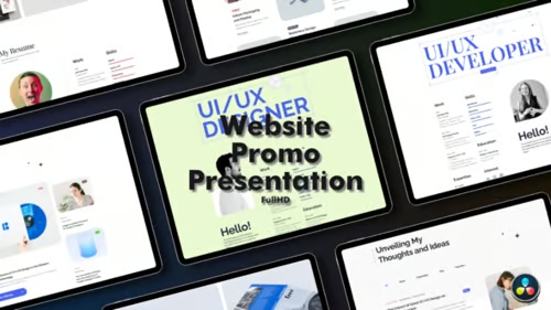 Promotional presentation of the site