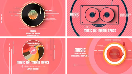 Retro Audio Visualizer