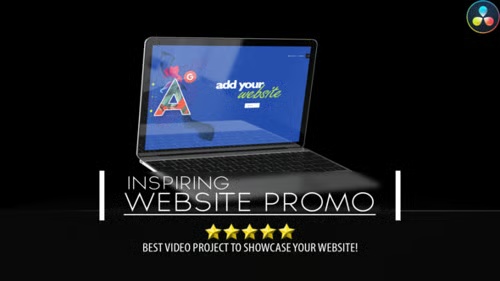 Inspiring Web Promotion - Davinci Resolve Website Promotion