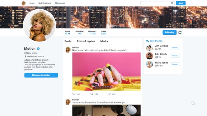 Twitter Profile Intro