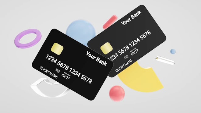 3D Credit Card Mockup