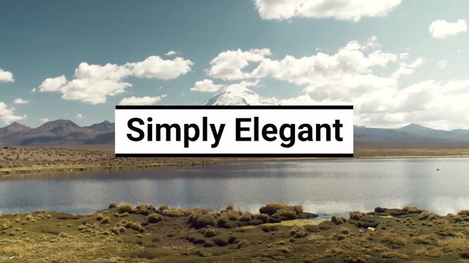 Simply Elegant
