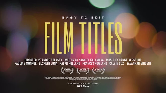 Trendy Cinematic Titles Pack