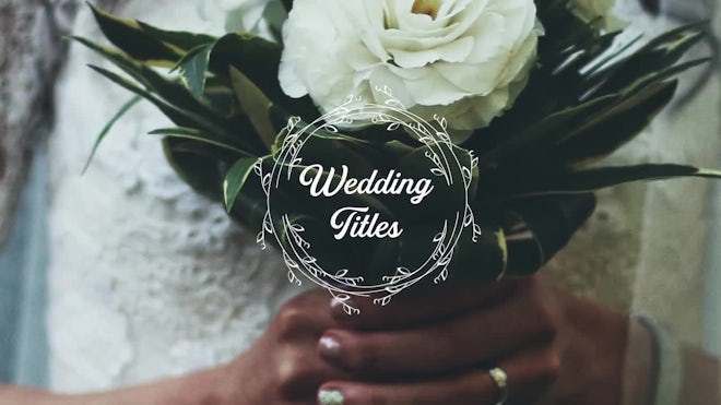 Wedding Titles