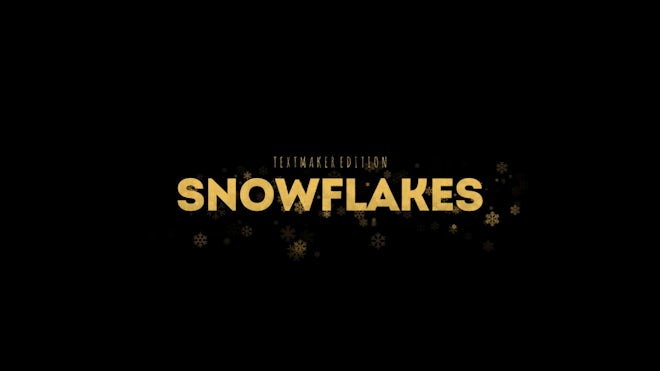 Gold & Silver Snowflake Titles