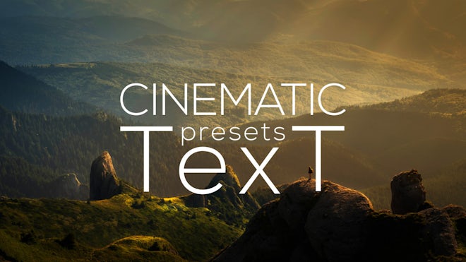 Cinematic Text Animator