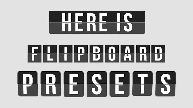 Flipboard Text Presets