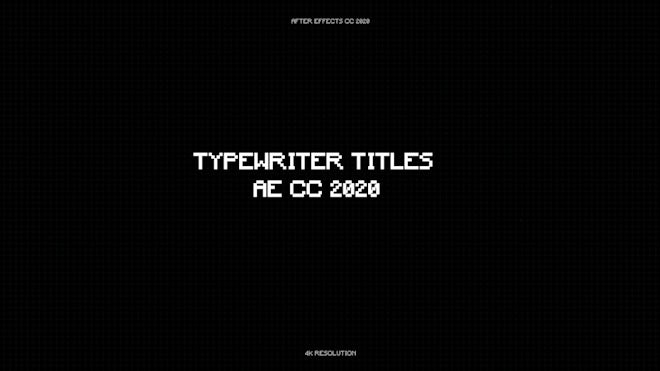Typewriter Titles