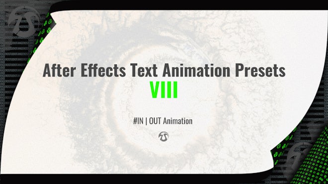 Text Animation Presets VIII