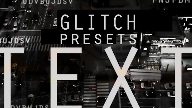Glitch Text Presets
