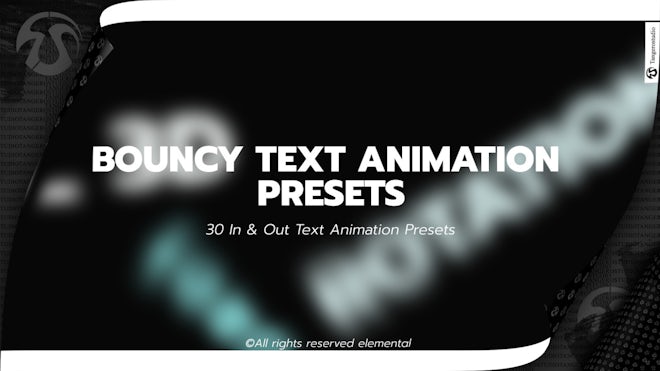 Bouncy Text Presets
