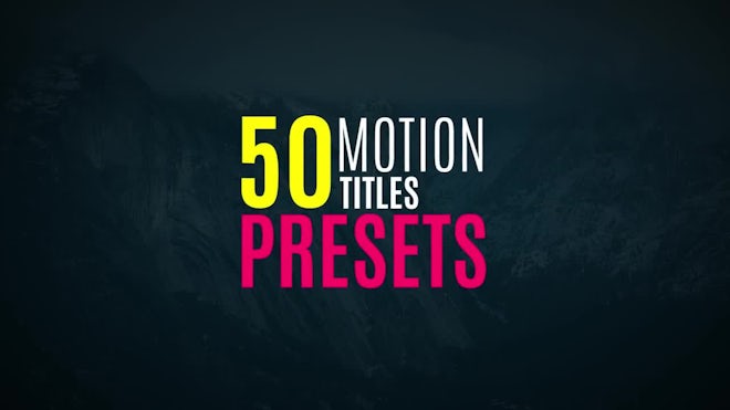 Presets and Titles
