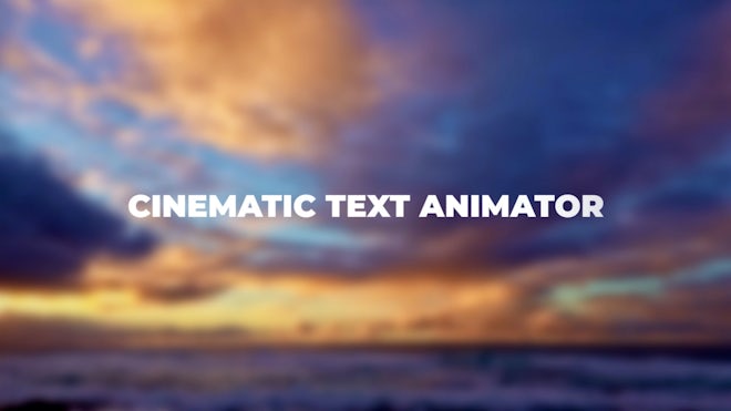 Cinematic Text Animator