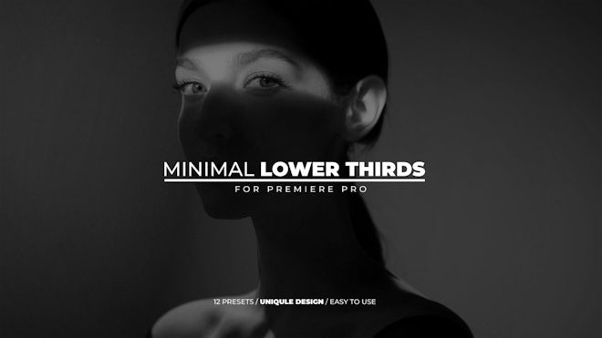 Minimal Lower Thirds