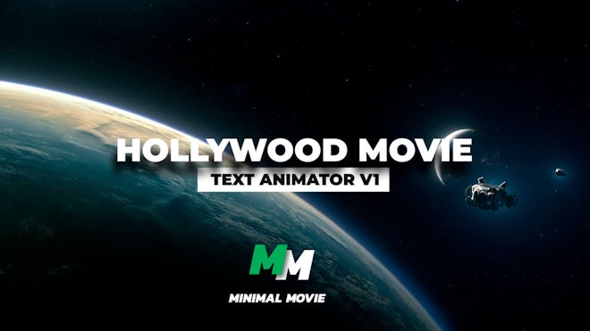 Hollywood Movie Text Animator V1