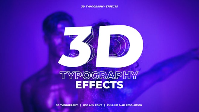 3D Typography Effects
