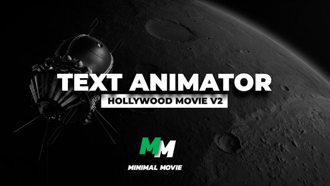 Text Animator - Hollywood Movie V2