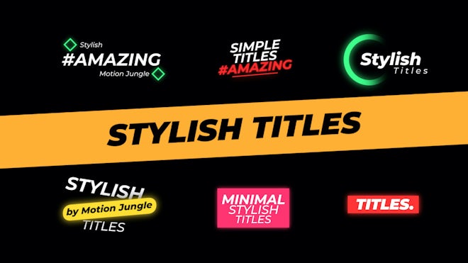 Stylish Titles