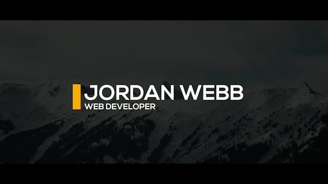 Minimal Lower Thirds