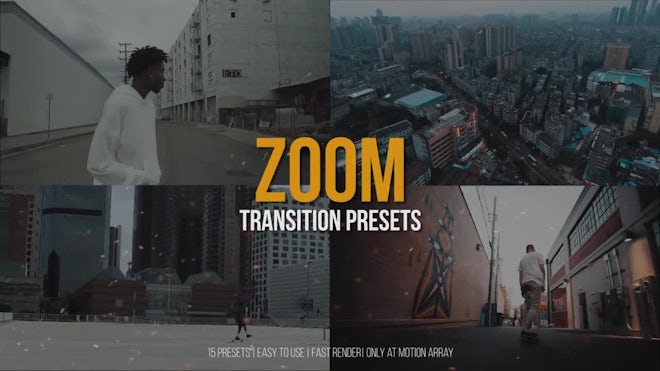 Zoom Transition Presets