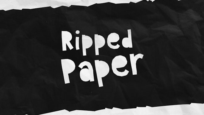 Ripped Paper Transitions & Overlay
