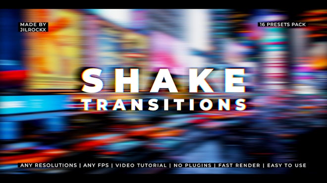 Shake Transitions Presets