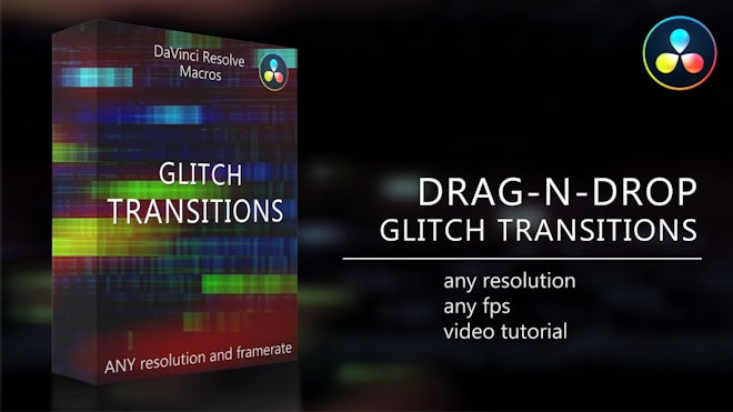Drag-N-Drop Glitch Transitions