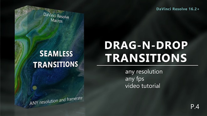 Drag-N-Drop Seamless Transitions Pack 4