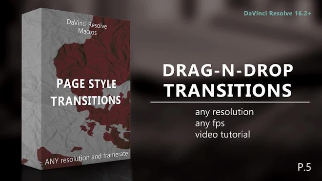 Drag-N-Drop Page Style Transitions