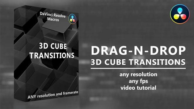 Drag-N-Drop 3D Cube Transitions