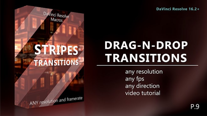 Drag-N-Drop Stripes Transitions