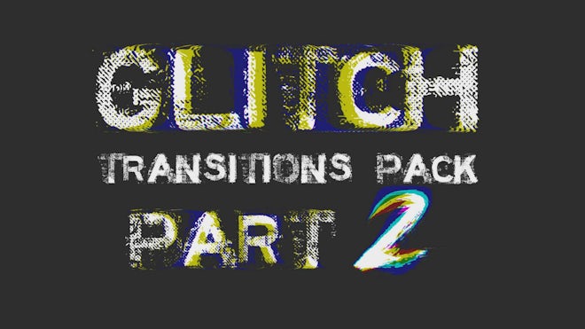 Drag-N-Drop Glitch Transitions V.2