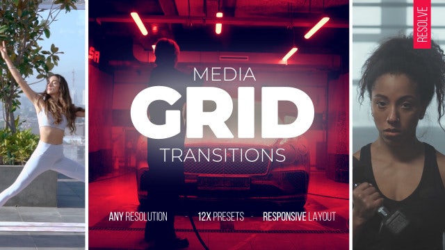 Grid Media Transitions