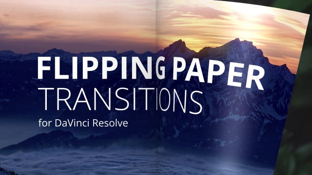 Flipping Paper Transitions