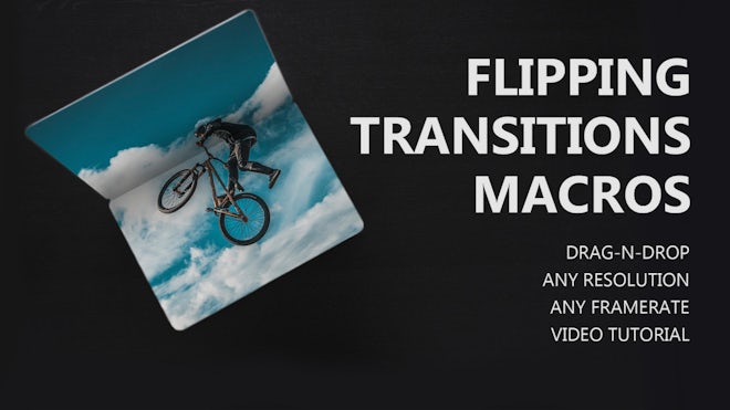 Drag-N-Drop Flipping Transitions