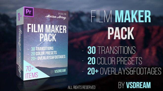 Film Maker Pack. 70+ Items