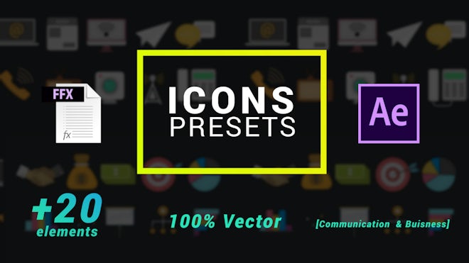Icons Presets- Business And Communication