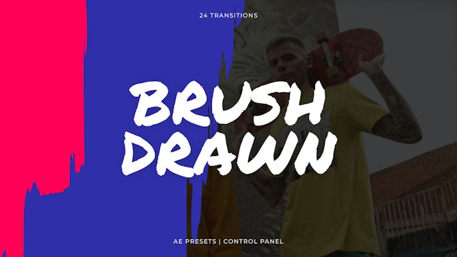 Brush Drawn Overlays Transitions