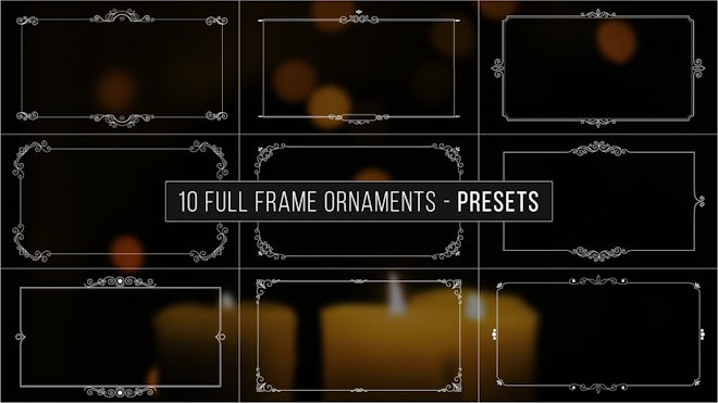 Full Frame Ornaments Presets