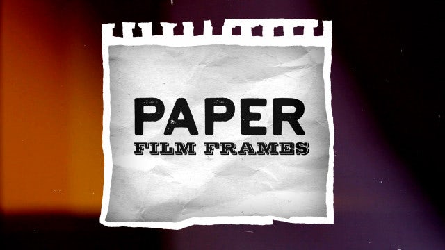 Paper Film Frames